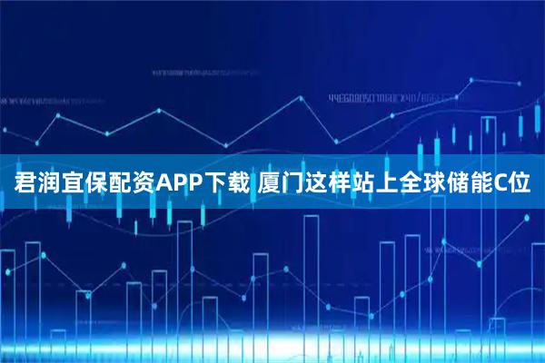君润宜保配资APP下载 厦门这样站上全球储能C位